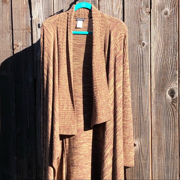 Venus waterfall full length brown duster size small - Picture 7 of 16
